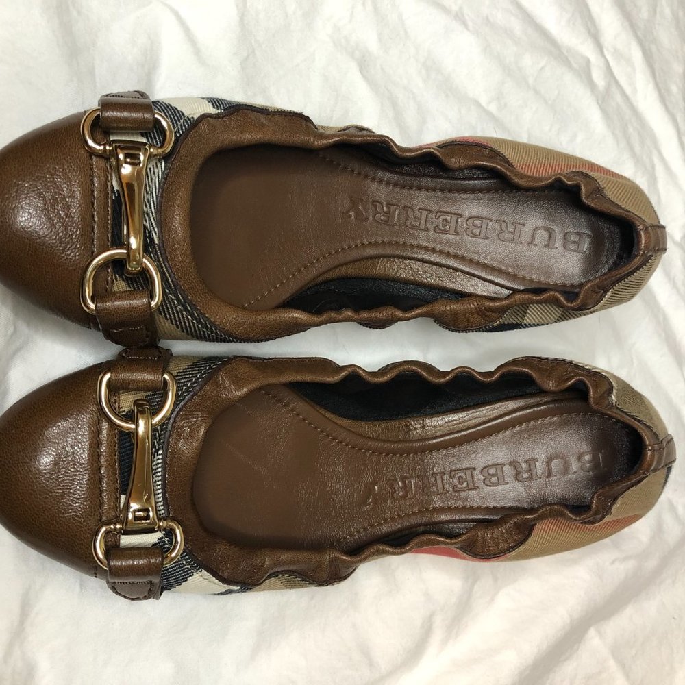 Burberry Housecheck Ballerina Flat EUR 38 - Picture 7 of 9